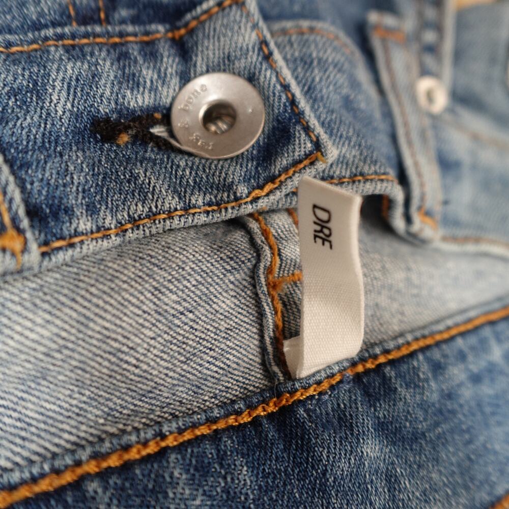 Rag and Bone Jeans Women 25 Dre Rove Wash Skinny Raw Hem Denim 29" - Picture 6 of 10